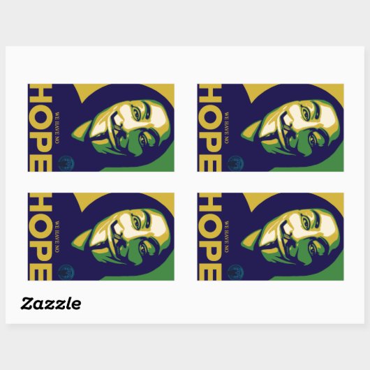 Anonymous Brasil 長方形シール (シート)