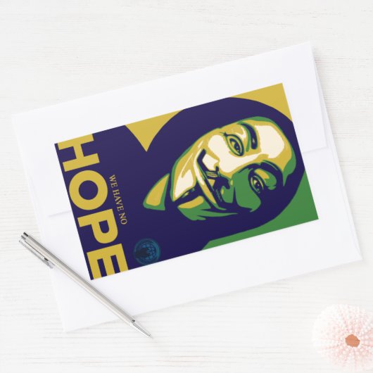 Anonymous Brasil 長方形シール (封筒)