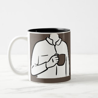 Anonymous Brew Mug – カフェイン好きに最適» ツートーンマグカップ