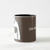 Anonymous Brew Mug – カフェイン好きに最適» ツートーンマグカップ (中央)
