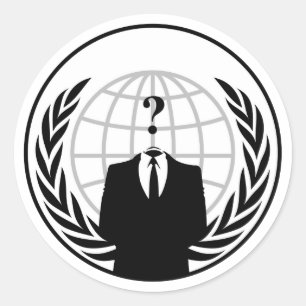 ANONYMOUS LOGO ラウンドシール
