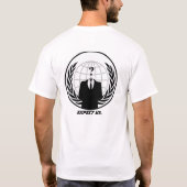 #ANONYMOUS Tシャツ (裏面)