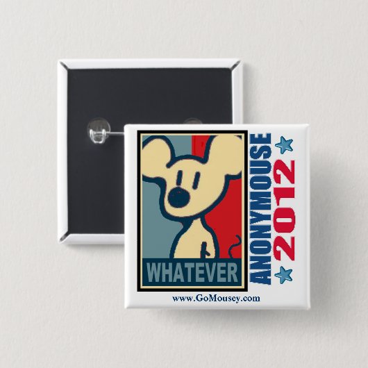Anonymouse 2012ボタン 缶バッジ (正面&裏面)