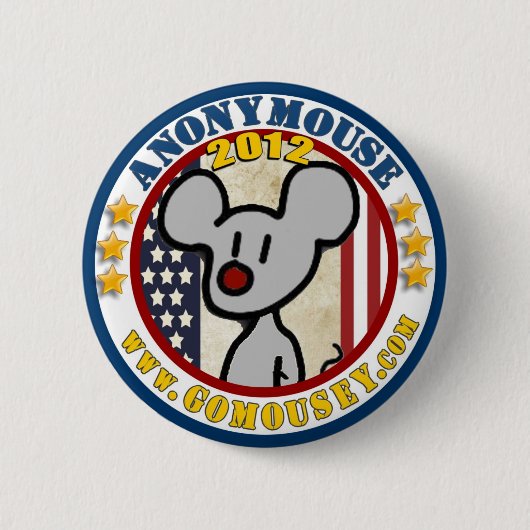 Anonymouse 2012年 缶バッジ (正面)