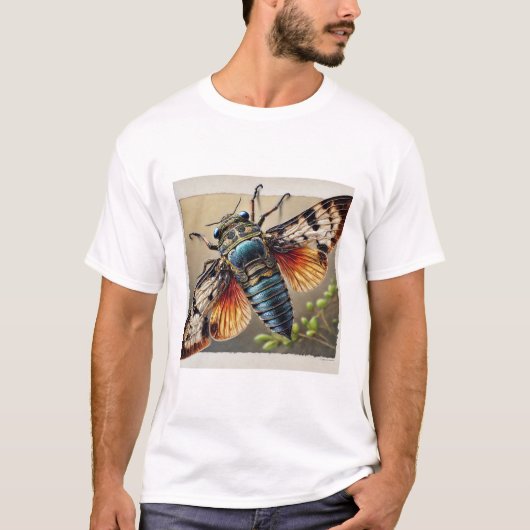 Anoploderomorpha Insect 020924IREF229 - Watercolor Tシャツ (正面)