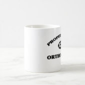 anORTHOPEDISTの特性 コーヒーマグカップ (中央)