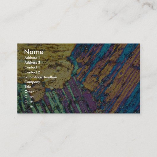 Anorthosite 名刺 (正面)