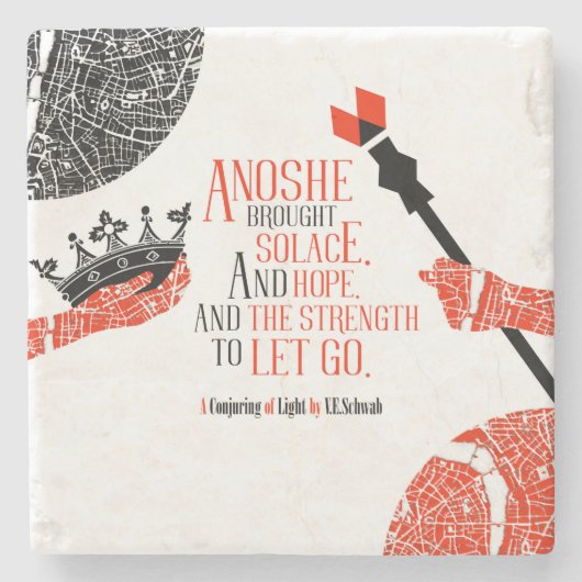 Anosheの大理石のコースター ストーンコースター (正面)