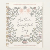 Another Beautiful Day Floral Illustration Planner プランナー手帳 (正面)