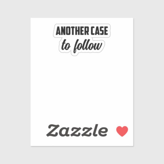 Another Case To Follow: True Crime Obsessed Fan シール (シート)