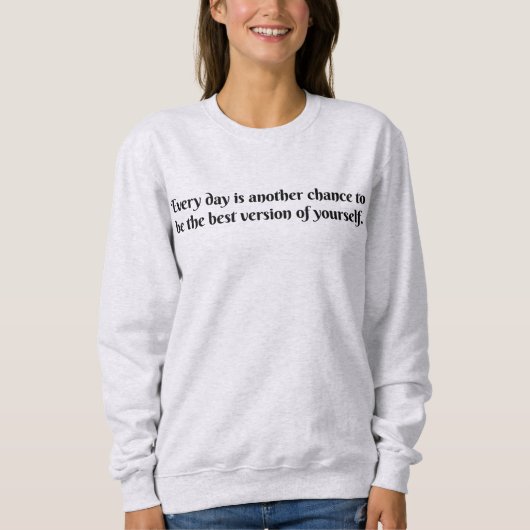 Another Chance Women's Basic Sweatshirt スウェットシャツ (正面)