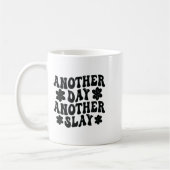 Another Day Another Slay Motivational Cool And Tre コーヒーマグカップ (左)