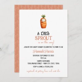 Another Little Sprout/Carrot on the Way  招待状
