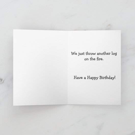 Another Log on the Fire カード (内部)