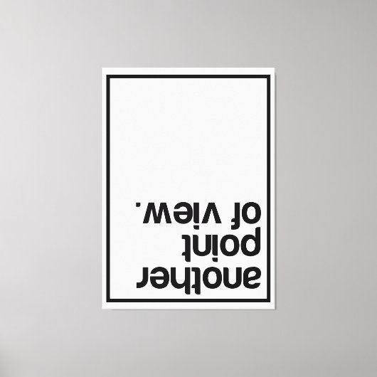 Another point of view キャンバスプリント (正面)