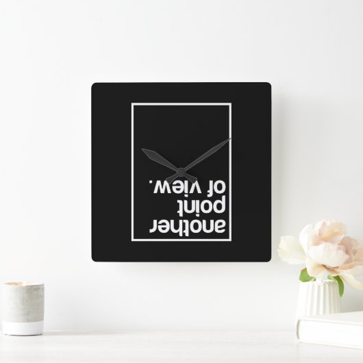 Another point of view スクエア壁時計 (ホーム)