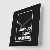 Another point of view スクエア壁時計 (傾斜)