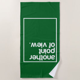 Another point of view ビーチタオル