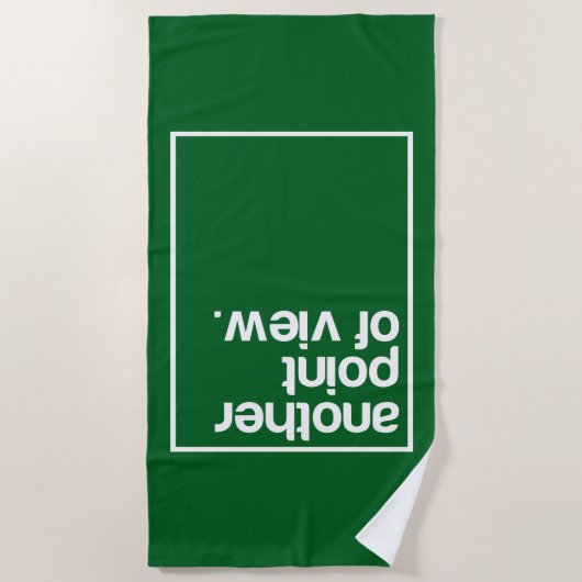 Another point of view ビーチタオル (正面)