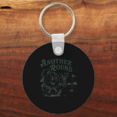Another Round Golf Golfer Golf Lover Srts Men Dad  キーホルダー (正面)