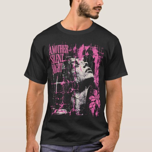ANOTHER SILENT NIGHT — ピンクゴシック Tシャツ (正面)
