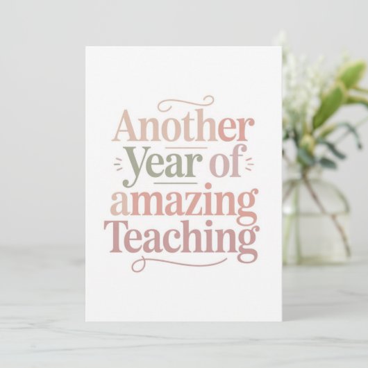 Another Year of Amazing Teaching カード (スタンド正面)