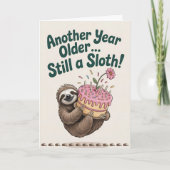 Another Year Older... Still a Sloth! カード (正面)