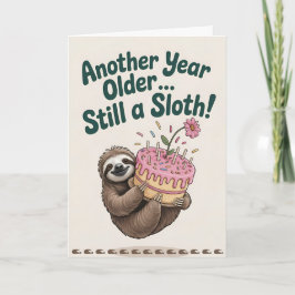 Another Year Older... Still a Sloth! カード