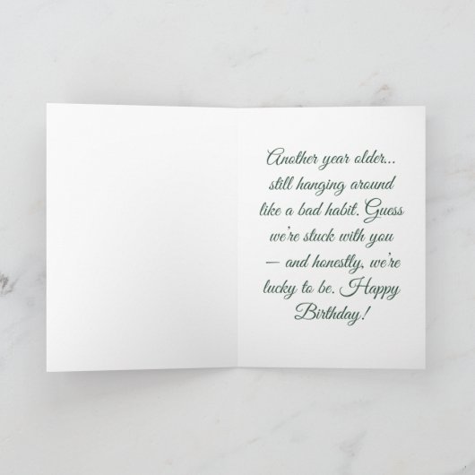 Another Year Older...Still Hanging Around カード (内部)