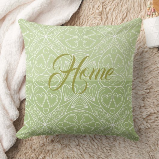 Anouke LoomのSage Home Script クッション (ブランケット)