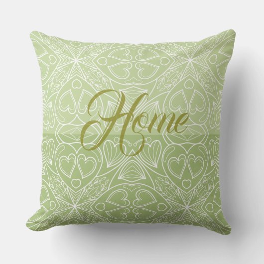 Anouke LoomのSage Home Script クッション (正面)