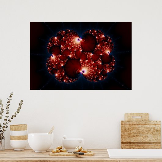 Anposite Attract - Fractal Art ポスター (キッチン)