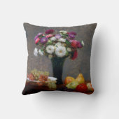 Anri Fantin-Latourアスターとフルーツ クッション (裏面)