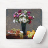 Anri Fantin-Latourアスターとフルーツ マウスパッド (マウス)