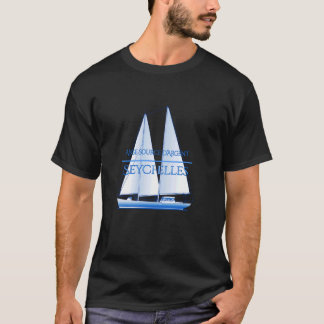 Anseソースダルゲントセーシェル航海の帆船 Tシャツ
