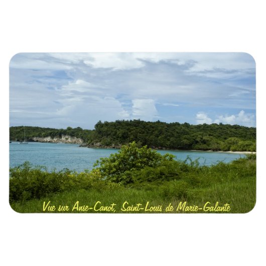 Anse Canot, Saint-Louis de Marie-Galante マグネット (横)