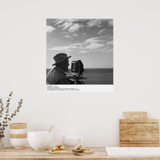 Ansel Adams Self Portrait, ca. 1967 ポスター (キッチン)