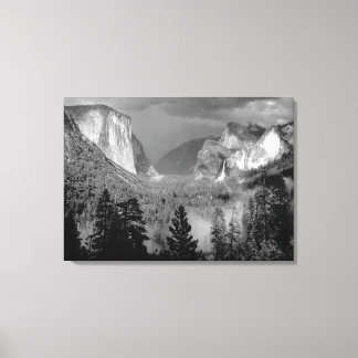 ANSEL ADAMS - Yosemite Valley, Thunderstorm (1949) キャンバスプリント