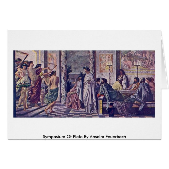 Anselm Feuerbach著プラトンのシンポジウム (正面横)