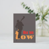 ansichtkaart - Like 'em Low (double bass) ポストカード (スタンド正面)