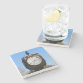 Ansleyのゴルフクラブ時計、アトランタの陸標の大理石St ストーンコースター (横)