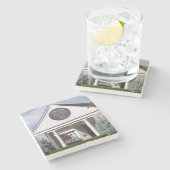 Ansleyのゴルフクラブ、アトランタの陸標の大理石のコースター ストーンコースター (横)