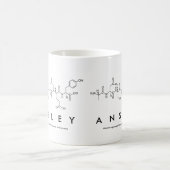 Ansleyペプチド名mug コーヒーマグカップ (中央)