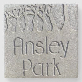 Ansley Park、アトランタ大理石コースター。 ストーンコースター