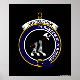 Anstrather – クラン紋章 ポスター