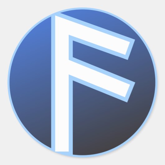 Ansuz AesirのRune ラウンドシール (正面)