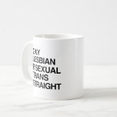 ANSWER BISEXUAL -.png コーヒーマグカップ (正面左)
