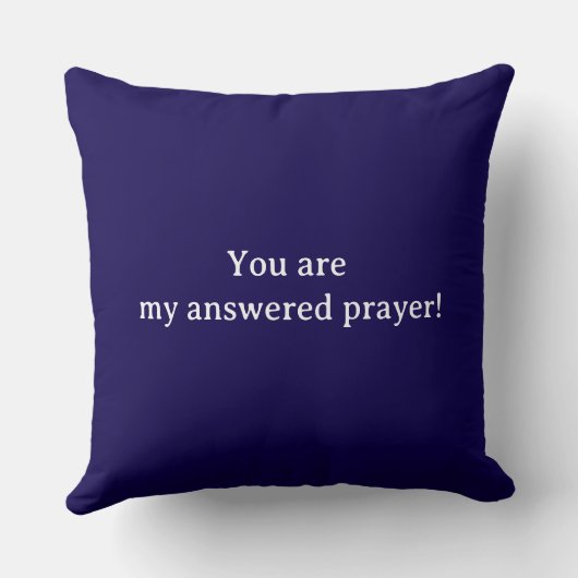 Answered Prayer Pawprint クッション (裏面)