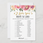 Answersゲームカードで世界中のあなたを愛している 招待状 (正面)