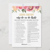 Answersゲー結婚ムカード付きの伝統 招待状 (正面)